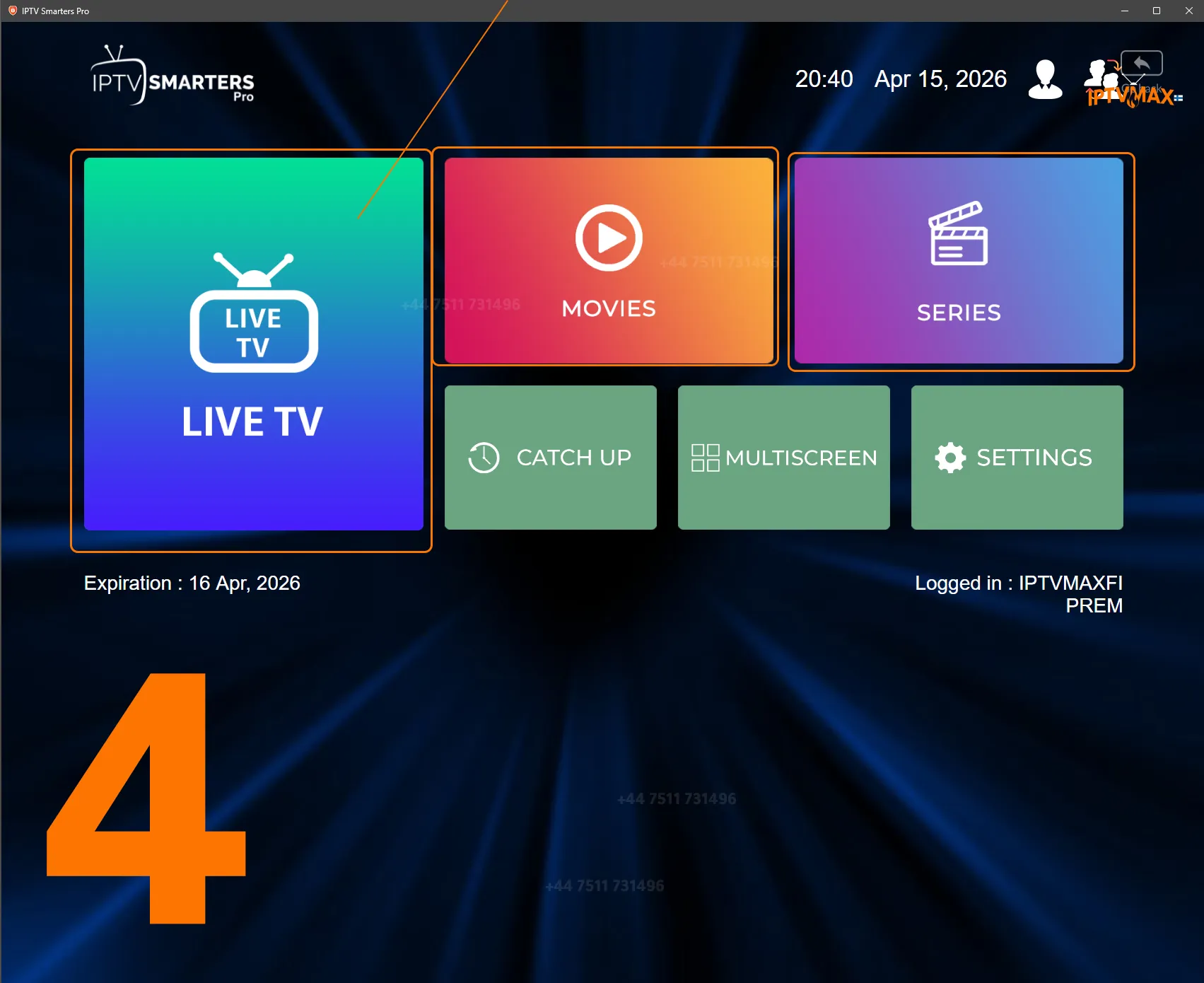 IPTV Smarters käyttö