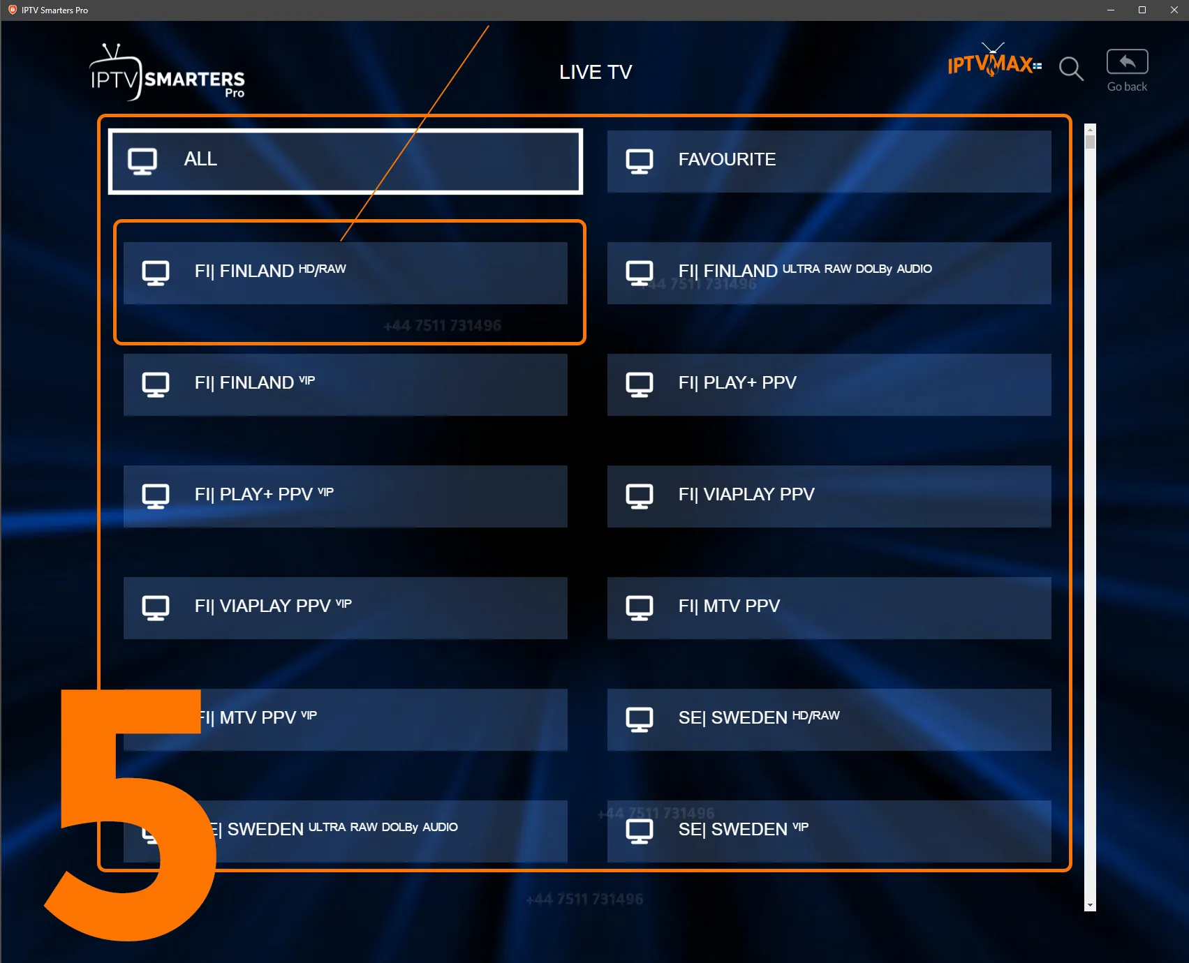IPTV kanavat lista