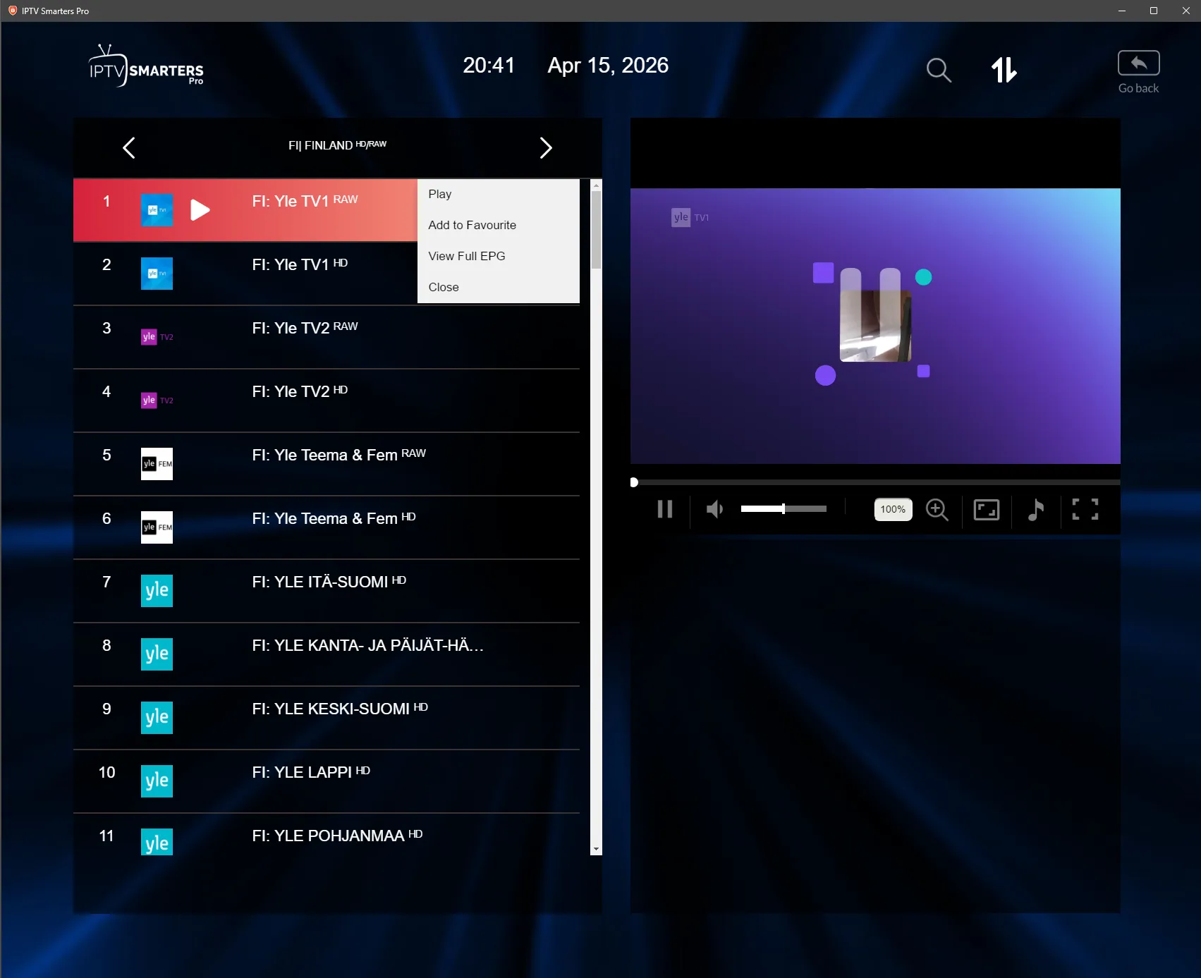 IPTV katselu valmis